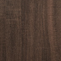 vidaXL Badrumsskåp brun ek 33x33x185,5 cm konstruerat trä
