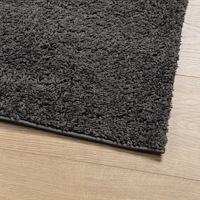 vidaXL Ryamatta PAMPLONA lång lugg modern antracit 140x200 cm