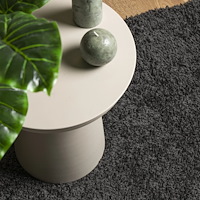 vidaXL Ryamatta PAMPLONA lång lugg modern antracit 140x200 cm