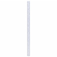 vidaXL Fönsterfilm frostad bambu 60x500 cm PVC