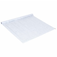 vidaXL Fönsterfilm frostad bambu 60x500 cm PVC