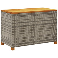 vidaXL Dynbox grå 110x55x63 cm konstrotting akaciaträ