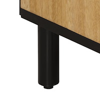 vidaXL Badrumsskåp 38x33x160 cm massivt mangoträ