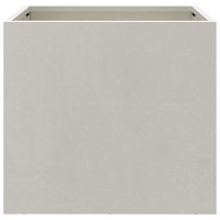 vidaXL Odlingslådor 2 st silver 32x30x29 cm rostfritt stål