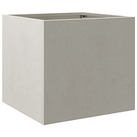 vidaXL Odlingslådor 2 st silver 32x30x29 cm rostfritt stål