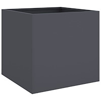 vidaXL Odlingslådor 2 st antracit 42x40x39 cm stål