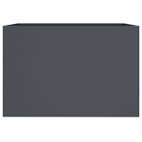 vidaXL Odlingslåda antracit 62x47x46 cm stål