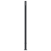 vidaXL Staketpanel WPC grå 180x186 cm