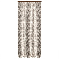 vidaXL Insektsgardin taupe och vit 100x200 cm chenille