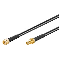Goobay Goobay 51678 koaxialkablar LMR195 5 m RP-SMA Svart