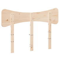 vidaXL Huvudgavel 120 cm massiv furu