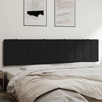 vidaXL Dyna till huvudgavel svart 200 cm sammet