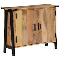 vidaXL Skänk 88x30x69 cm massivt mangoträ