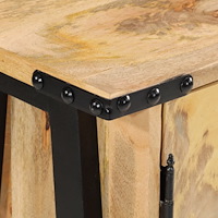 vidaXL Skänk 88x30x69 cm massivt mangoträ