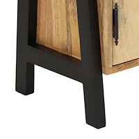 vidaXL Skänk 88x30x69 cm massivt mangoträ