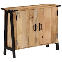 vidaXL Skänk 88x30x69 cm massivt mangoträ