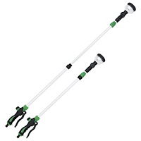 vidaXL Teleskopisk sprinklerstav med 10 mönster 75-110 cm