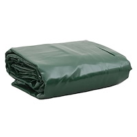 vidaXL Presenning grön 1,5x10 m 650 g/m²