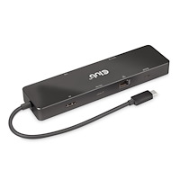 Club 3D CLUB3D USB3.2 Gen2 Type-C, 6-in-1 Dual Displays Portable Dock with USB Type-C Video 4K60Hz