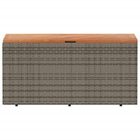 vidaXL Dynbox grå 110x50x54 cm konstrotting akaciaträ