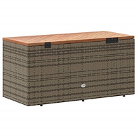 vidaXL Dynbox grå 110x50x54 cm konstrotting akaciaträ