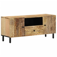 vidaXL Tv-bänk 105x33x46 cm massivt mangoträ