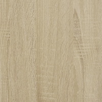 vidaXL Soffbord sonoma-ek 100x50x45 cm konstruerat trä och metall