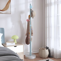 vidaXL Klädhängare blå 172 cm pulverlackerat järn