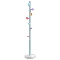 vidaXL Klädhängare blå 172 cm pulverlackerat järn