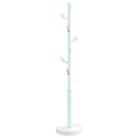 vidaXL Klädhängare blå 172 cm pulverlackerat järn