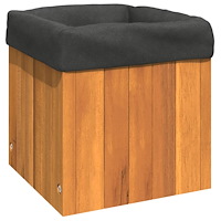 vidaXL Odlingslåda 25x25x25 cm massivt akaciaträ