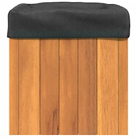 vidaXL Odlingslåda 25x25x25 cm massivt akaciaträ