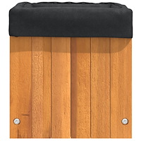 vidaXL Odlingslåda 25x25x25 cm massivt akaciaträ