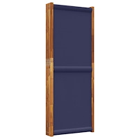 vidaXL Rumsavdelare 5 paneler mörkblå 350x180 cm