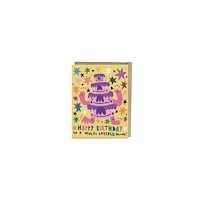 Abrams & Chronicle Books 6-Pack Barry Lee for Em & Friends Multi-layered Birthday Card