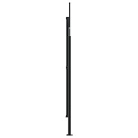 vidaXL Infällbar sidomarkis gräddvit 200x1200 cm