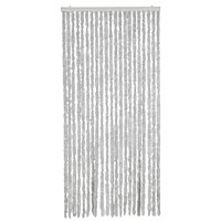 vidaXL Insektsgardin grå 100x230 cm chenille