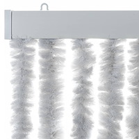vidaXL Insektsgardin grå 100x230 cm chenille