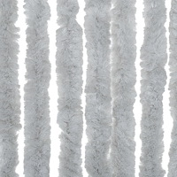 vidaXL Insektsgardin grå 100x230 cm chenille