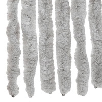 vidaXL Insektsgardin grå 100x230 cm chenille