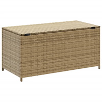 vidaXL Dynbox blandad beige 190L konstrotting
