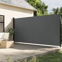 vidaXL Indragbar sidomarkis antracit 220x500 cm