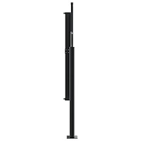 vidaXL Infällbar sidomarkis blå 140x600 cm