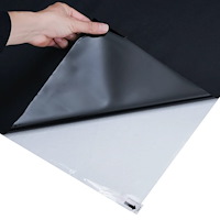 vidaXL Fönsterfilmer 4 st frostat bambumönster PVC