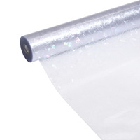 vidaXL Fönsterfilmer 5 st frostat 3D regnbågsmönster PVC