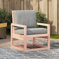 vidaXL Trädgårdsstol 57,5x63x76 cm massiv douglasträ