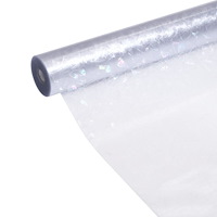 vidaXL Fönsterfilmer 5 st frostat 3D regnbågsmönster PVC