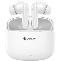 Denver TWE-48W True wireless Bluetooth hörlur med laddetui