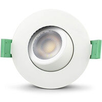 Llitt Sanna Dimbar Infälld downlight 3000K/4000K 520lm IP65 1-pack Vit