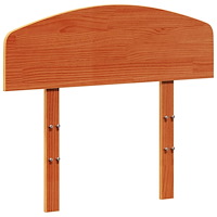 vidaXL Huvudgavel vaxbrun 90 cm massiv furu